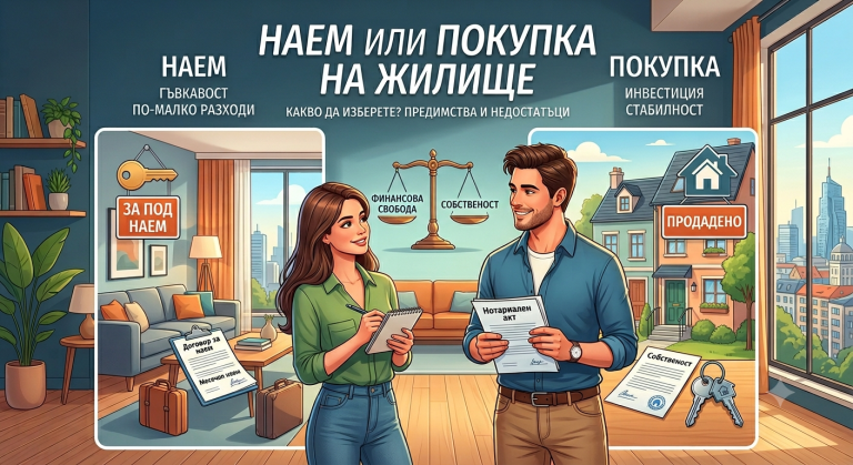 Жилището - Наем / Покупка
